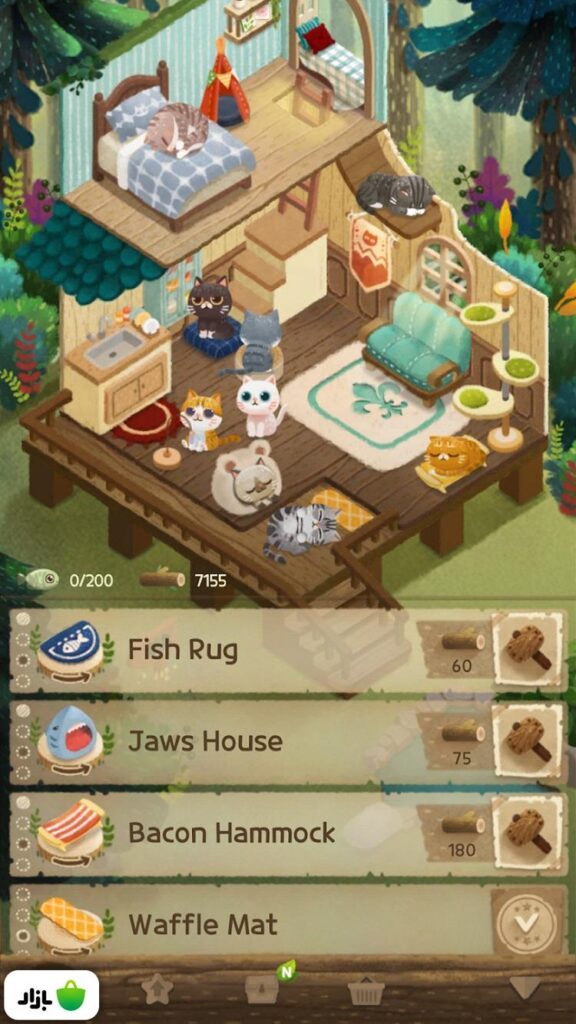 بازی تفننی و سرگرمکننده Secret Cat Forest