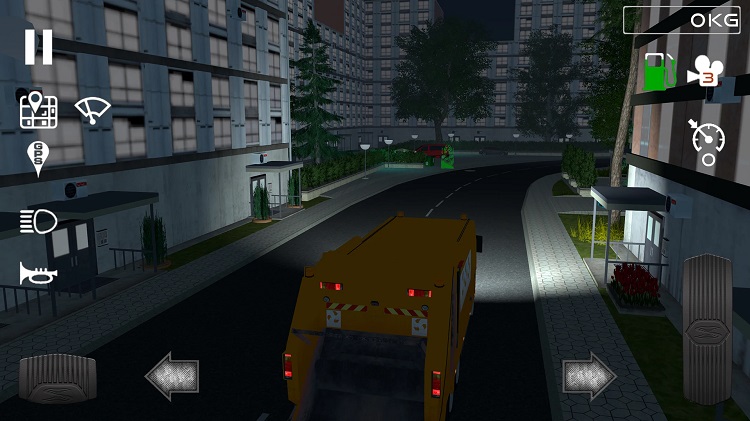 بازی جالب Trash Truck Simulator