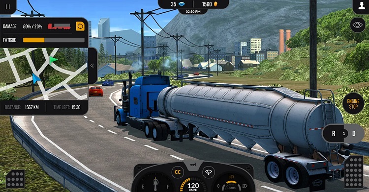 با بازی Truck Simulator PRO 2 در دنیای کامیون‌ها غرق شوید.