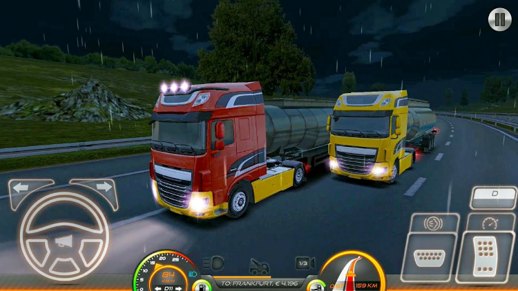 بازی ماشین سنگین Truckers of europe 2