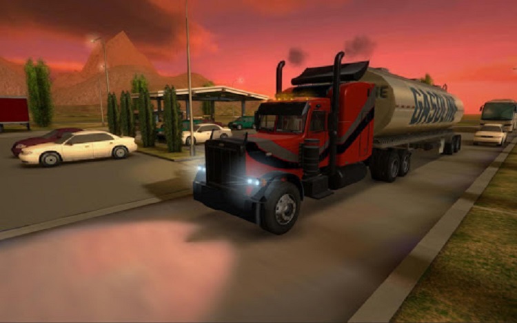 بازی ساده اما جذاب Truck Simulator 3D