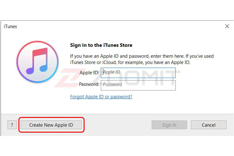 Create New Apple ID