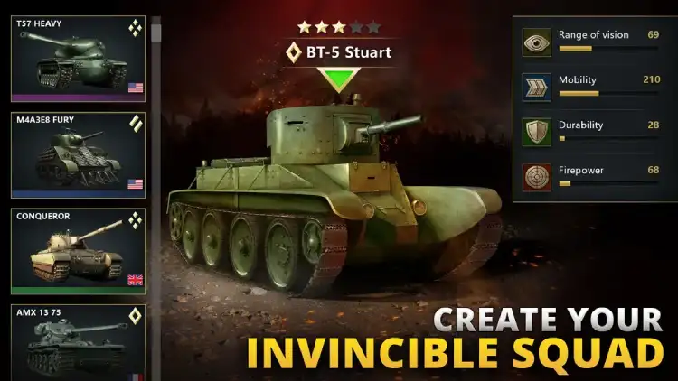 بازی تانک اندروید Armor Arena