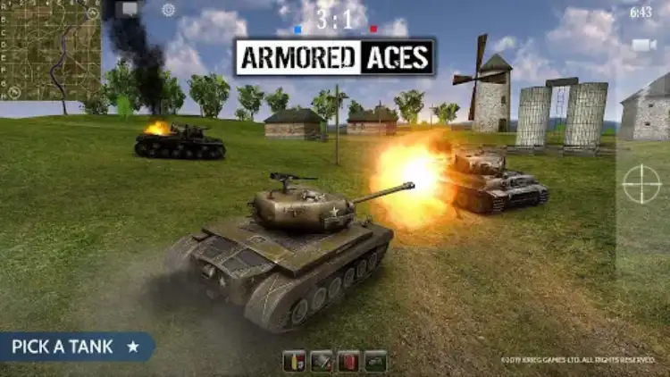 بازی آنلاین Armored Aces