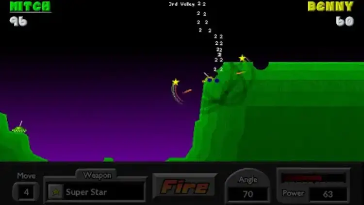 بازی تانکی Pocket Tanks