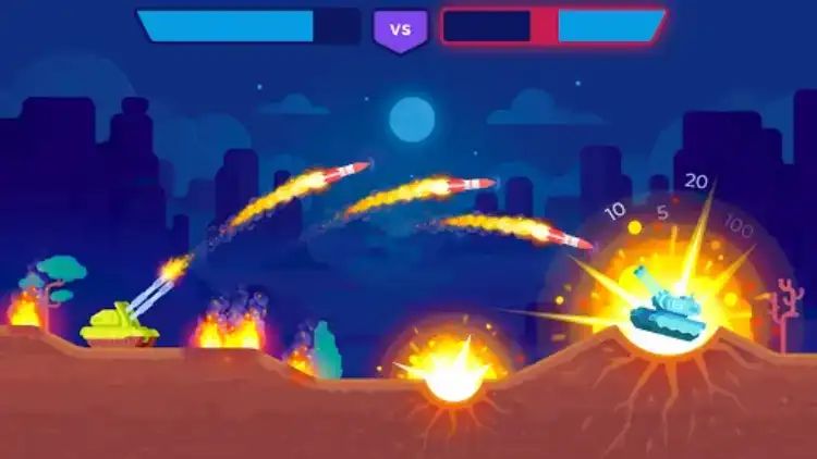 بازی تانکی Tank Stars