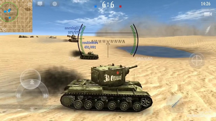 بهترین بازی‌های تانک برای اندروید - بازی Armored Aces - Tank War