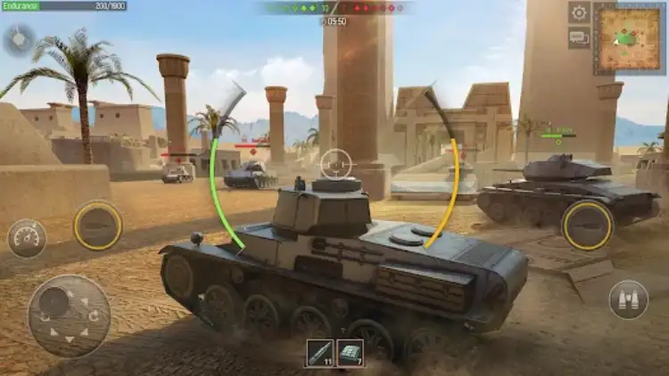 بازی تانکی Combat Tanks