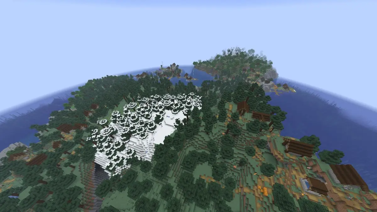 Four Villages at Spawn