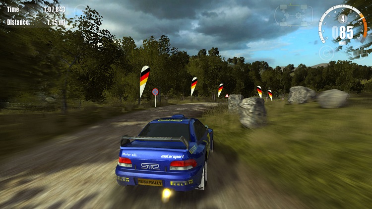 بهترین بازی‌های ماشینی اندروید درباره مسابقات رالی همین بازی Rush Rally 3 است.