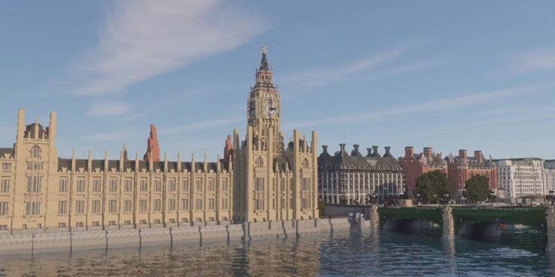 شهر لندن در Minecraft