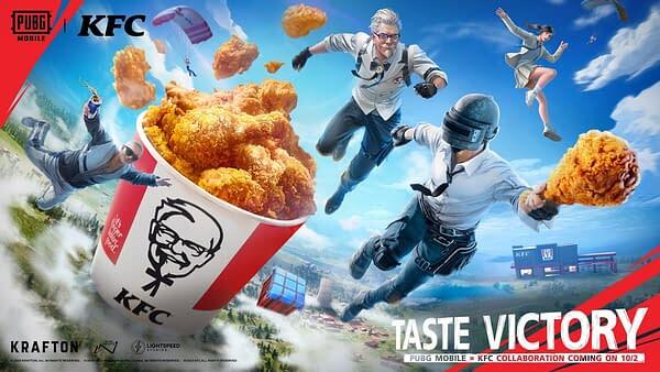 شرکت بازی‌سازی معروف کرفتون اعلام کرد که قرار است همکاری جالبی بین بازی محبوب بتل رویال پابجی و رستوران‌های زنجیره‌ای KFC صورت بگیرد. پابجی یکی از پرطرفدارترین بازی‌های ویدئویی در سبک بتل رویال است که توسط شرکت کرفتون عرضه شده و صدها میلیون بازی‌باز در سراسر جهان دارد. 