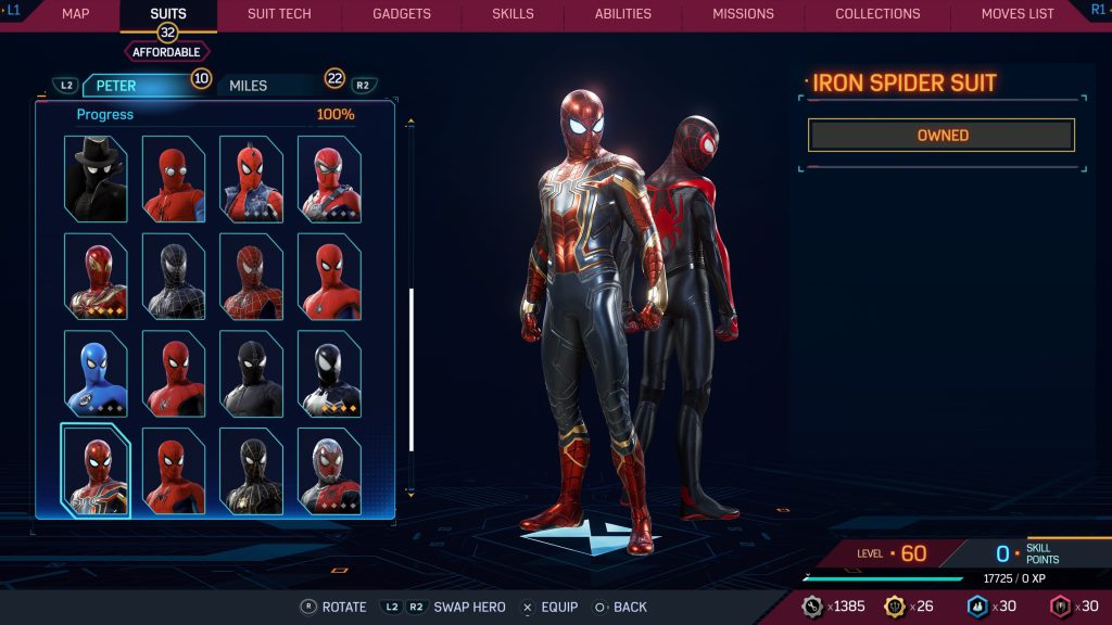 لباس Iron Spider