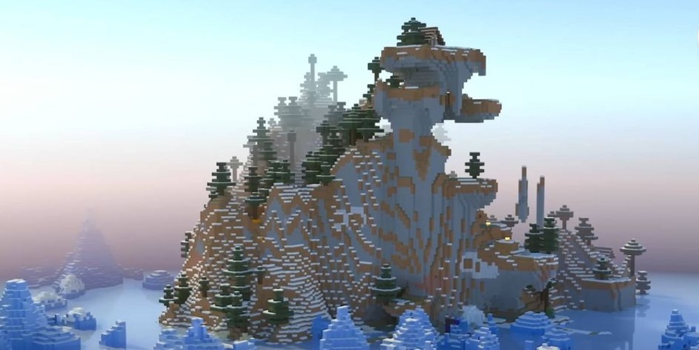 جزیره‌ای محصور در برف