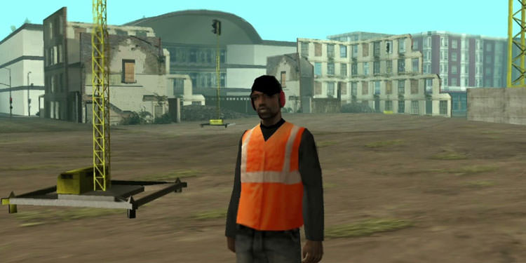 کارگر ساختمانی بازی GTA: San Andreas