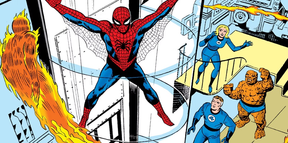 مرد عنکبوتی و چهار شگفت‌انگیز - اسپایدرمن و Fantastic 4