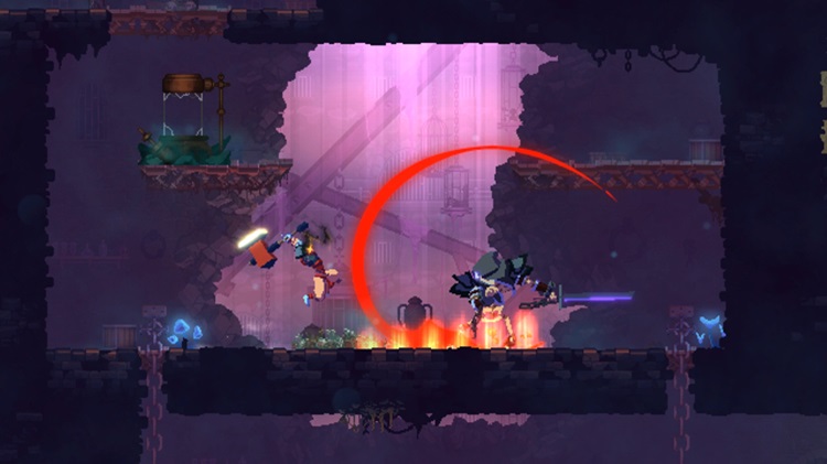 Dead Cells، یک بازی تک نفره سخت و دیوانه‌کننده است. تجربه آن با دوستانتان می‌تواند تا حدی از فشار دشواری بازی بکاهد.