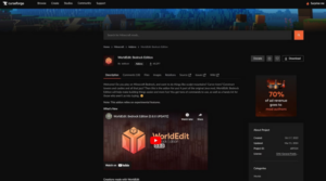 صفحه دانلود ماد WorldEdit: Bedrock Edition برای بازی ماینکرفت