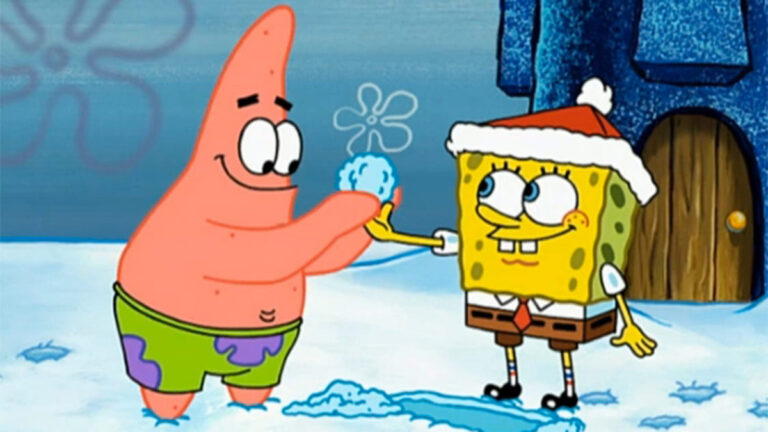 بهترین اپیزودهای باب اسفنجی شلوار مکعبی: باب و پاتریک برف بازی می‌کنند