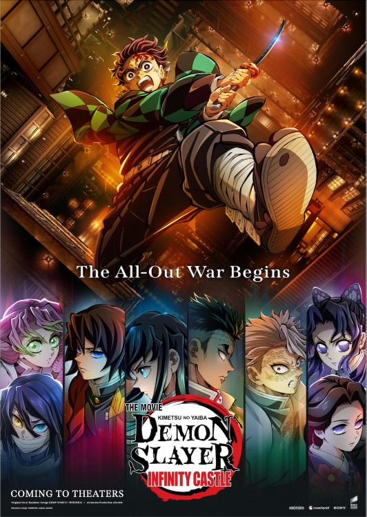 پوستر سه‌گانه سینمایی Demon Slayer