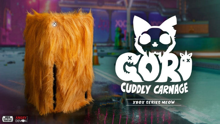 کنسول ایکس باکس با طرح بازی Gori: Cuddly Carnage