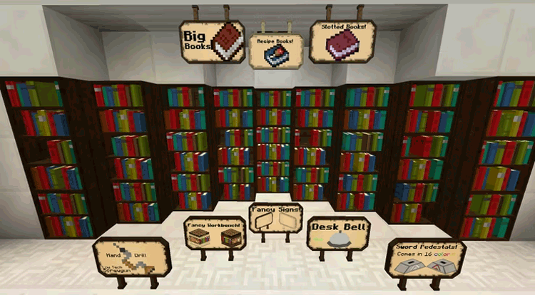 ماد BiblioCraft در ماینکرفت