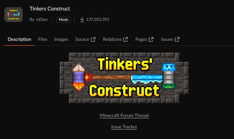 Tinkers Construct