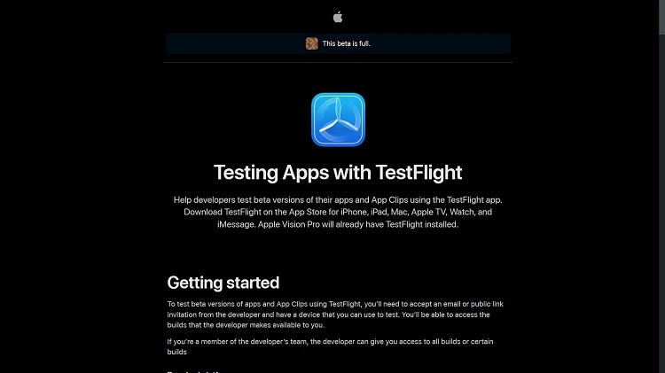 با برنامه TestFlight می‌توانید پیش‌نمایش ماینکرفت را بر روی آیفون تجربه کنید