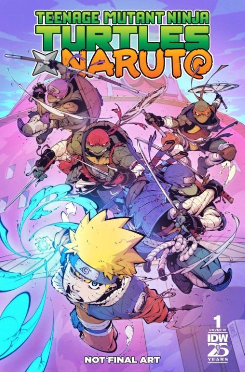 کمیک Teenage Mutant Ninja Turtles x Naruto