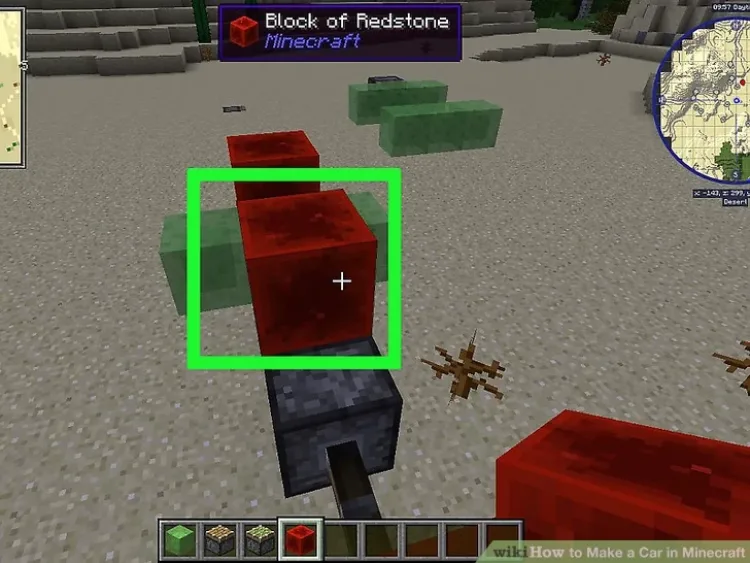 حذف بلوک Redstone از روی Sticky Piston