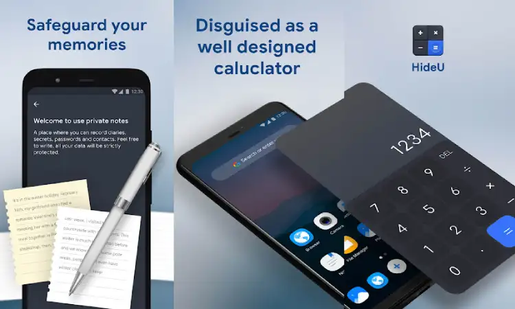 برنامه مخفی کننده HideU