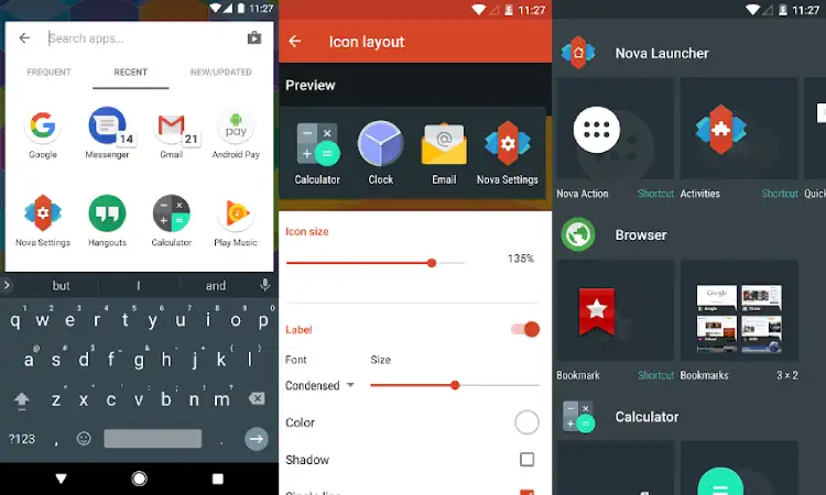 برنامه مخفی کننده Nova Launcher