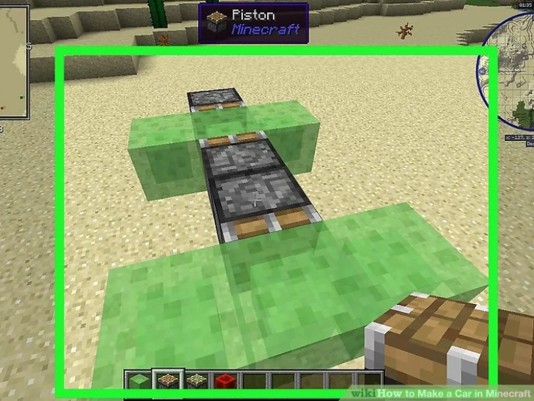 جایگزینی Sticky Piston جلو با Piston رو به جلو