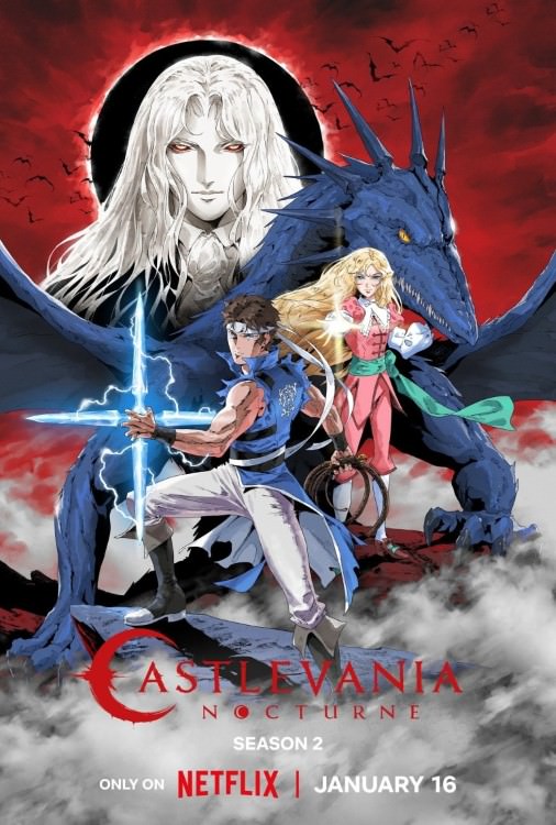 پوستر فصل دوم سریال Castlevania: Nocturne