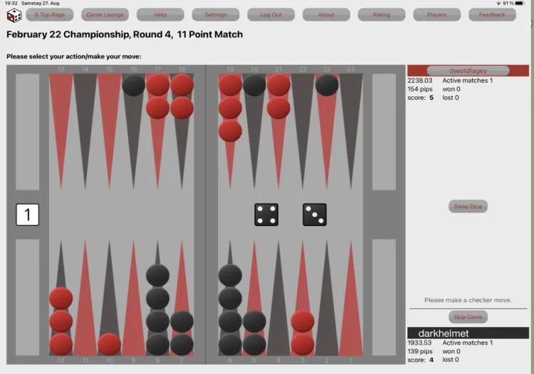 تخته نرد Backgammon Masters