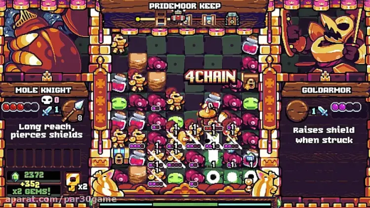 بازی Shovel Knight Pocket Dungeon