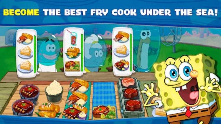 بازی آشپزی SpongeBob: Krusty Cook-Off