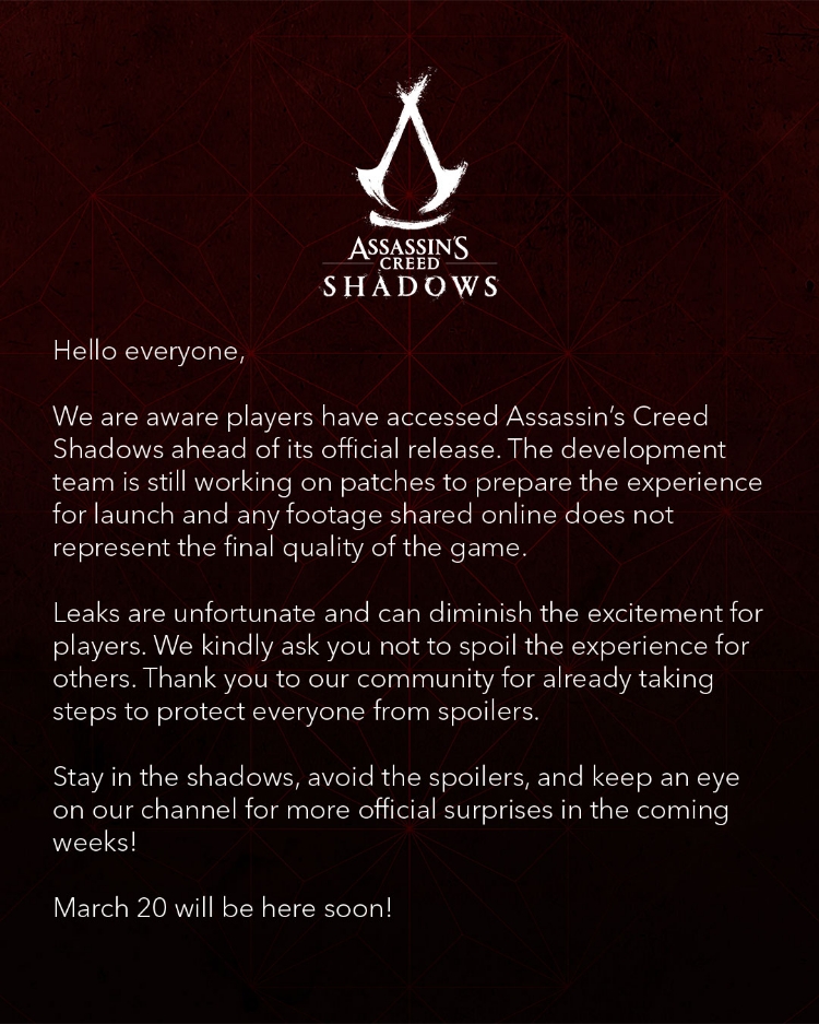 بازی Assassin’s Creed Shadows