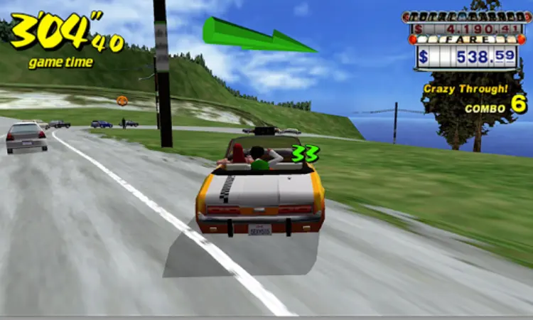 بازی Crazy Taxi 3: High Roller