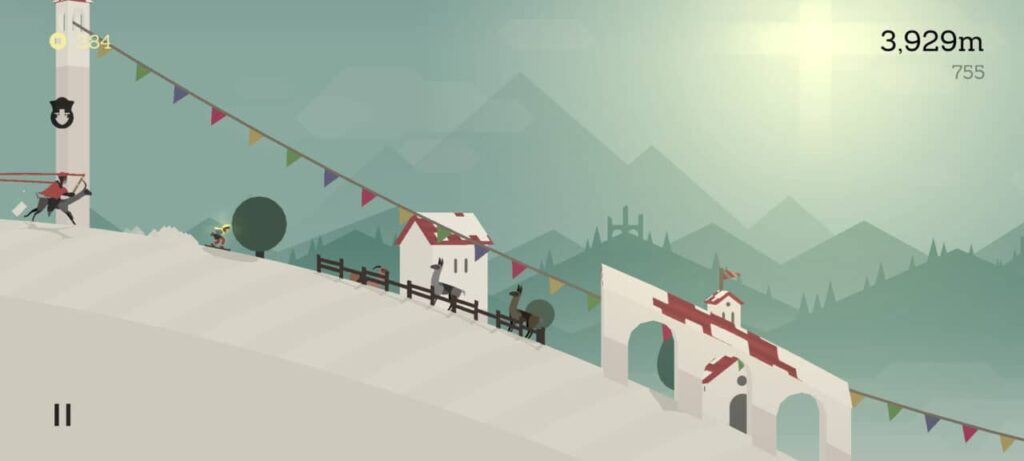 معرفی بازی موبایلی Alto's Adventure | نگذار لاماها فرار کنند!