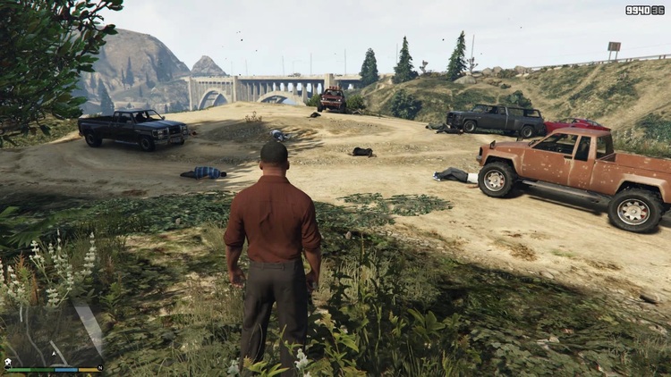 اشاره به فیلم No Country For Old Men در بازی GTA V