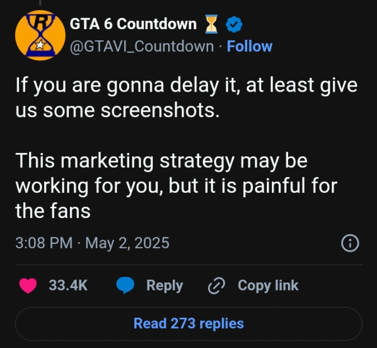 تاخیر بازی GTA 6