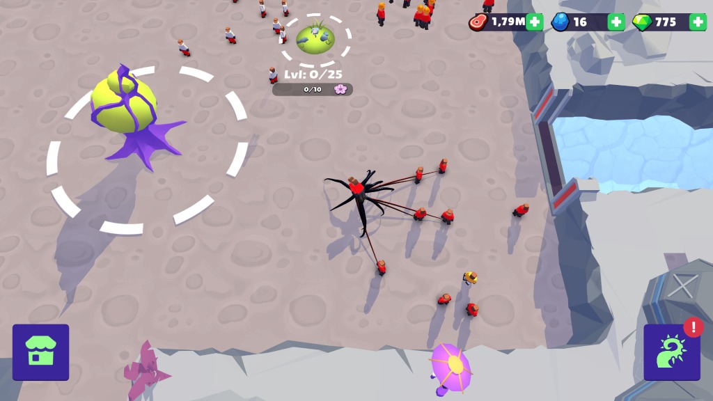 معرفی بازی Alien Invasion: RPG Idle Space | هیولا آمد