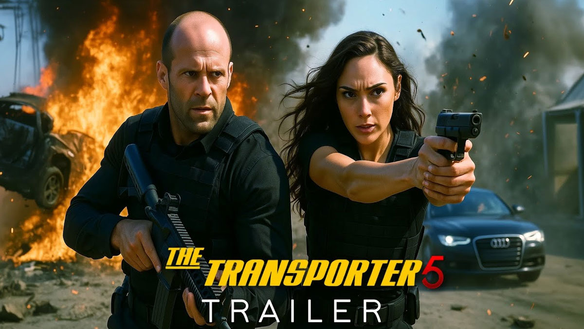 جیسون استاتهام و گل گدوت در تریلر هیجانی The Transporter 5