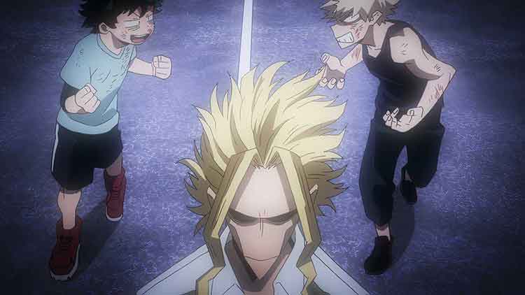 میدوریا (Midoriya) و باکوگو (Bakugo)