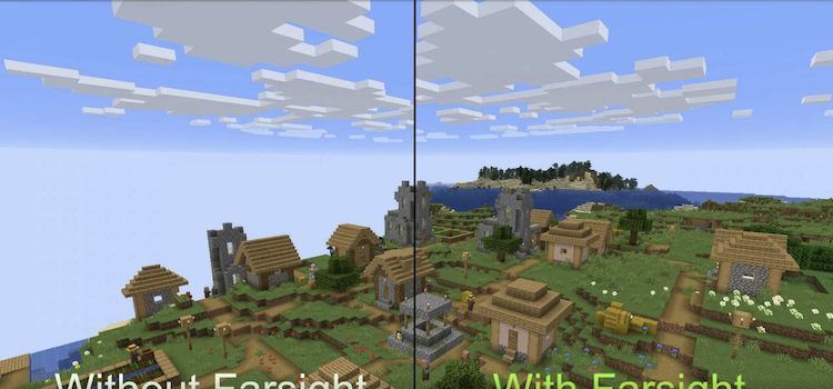 ماد Farsight به سمت کلاینت بازی اجازه می‌دهد تا بخش‌هایی از بازی را لود کند، حتی اگر روی سرور لود نشده باشند.