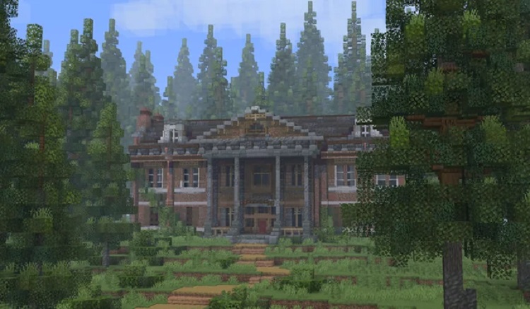 این عمارت زیبا می‌تواند ماینکرفت را به چپتر سوم RDR2 پیوند می‌زند