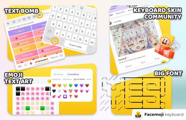 Faceboard: Font,Emoji Keyboard