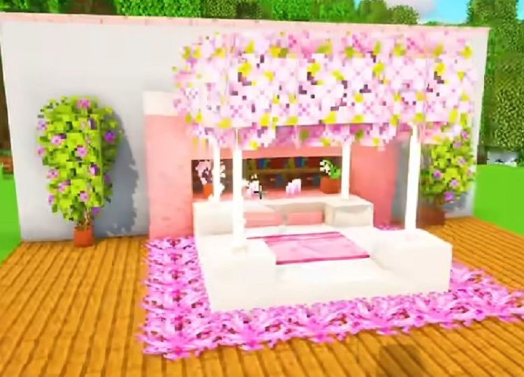 این تخت ماینکرفت واقعا شاهانه است