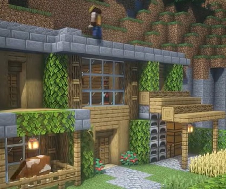 سازنده سعی کرده تا یکی از کامل‌ترین سازه‌های خود را در ماینکرفت در این ویدیو ارائه کند